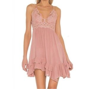 FREE PEOPLE Adella Slip Dress in Rose sz XS